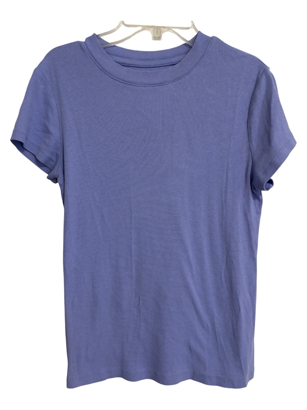 a new day Medium Women’s Lavender Crew Neck Short Sleeve Tee